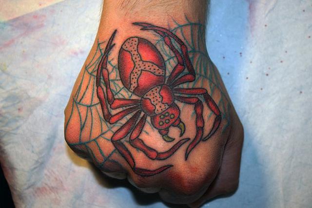 tatuajes de arañas